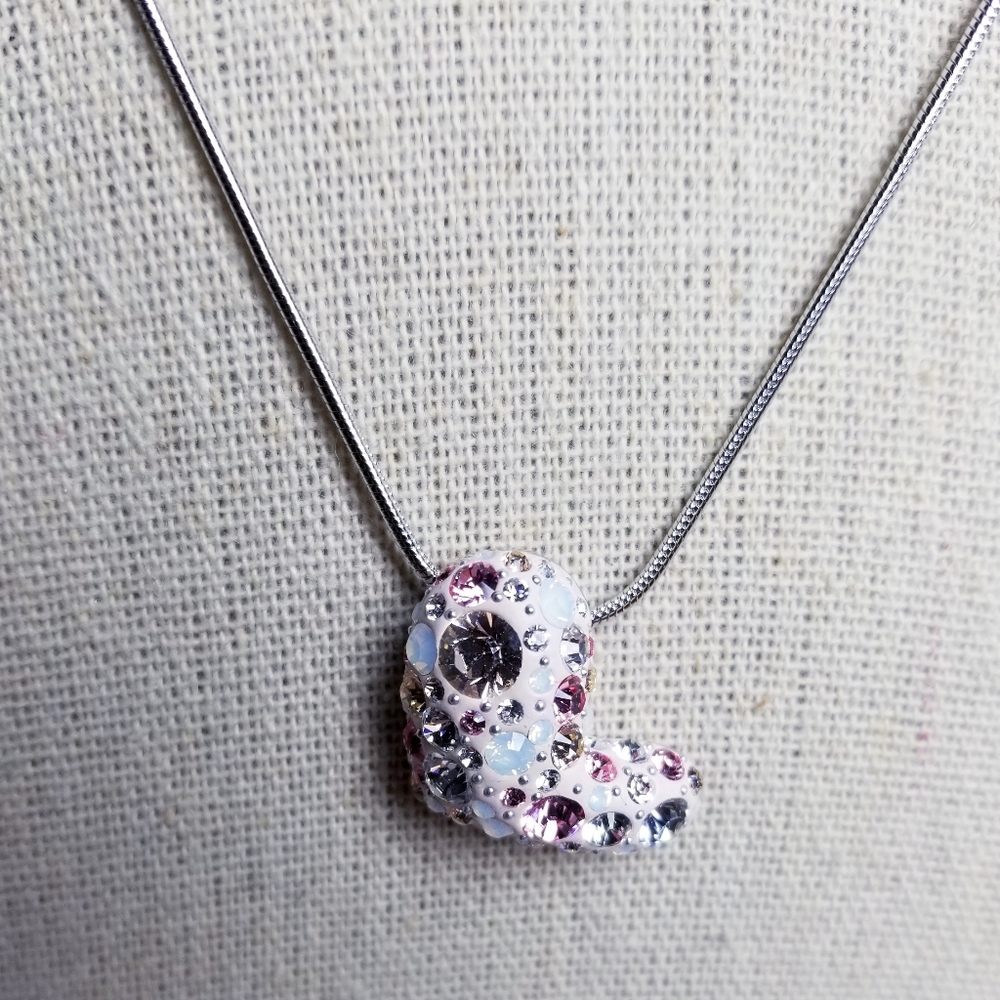 Swarovski Rhinestone heart necklace